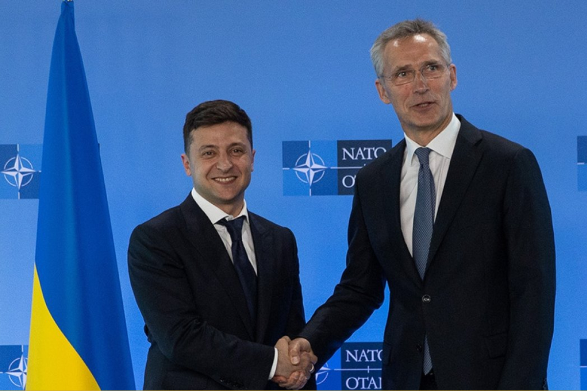 Sánchez Stoltenberg y Zelensky en la Otan El Nuevo Día